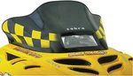 Powermadd Windshield 12.75IN. Black/yellow 13120. Fixed Price $170.00.