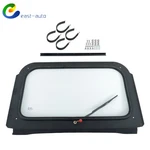 Full Glass Windshield With Wiper Black For 2008-2014 Polaris Rzr 570 800 Xp 900. Fixed Price $136.75.
