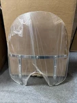 Memphis Shades Nos MEM3310 Fats Windshield (7IN. Cutout), 19IN. - Clear. Fixed Price $109.99.