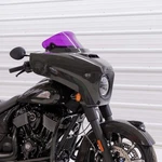 Klock Werks Kolor 10" Purple Flare Windshield 14-25 Indian Chieftain Roadmaster. Fixed Price $219.95.