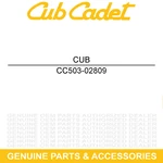 Cub Cadet 503-02809 Front Windshield Assembly Challenger MX550 MX750 Vehicles. Fixed Price $738.29.
