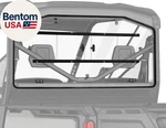 Utv Rear Windshield, Back Screen Window With Sliding Panel Compatible. Fixed Price $270.57.