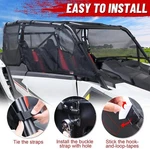 Seater Side Windshield For 2024-25 Polaris Rzr Xp 1000 Mesh Window Sun Shade. Fixed Price $53.67.