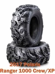 2017 Polaris Ranger 1000 Crew/xp Atv Front Tire Set 26X9-12 Super Lug Mud. Fixed Price $226.72.