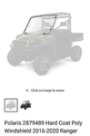 Polaris Ranger 2016-20 Full Size 570 Crew 800 Hard Coat Poly Windshield 2879489. Fixed Price $549.99.