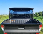 Segway UT10 Crew 1-PIECE Tinted Rear Window W/ Vents Stop Blow Back Into Cab. Fixed Price $307.90.
