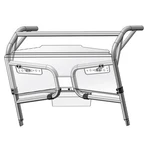 Direction 2 Rear Windshield Cfmoto. Fixed Price $153.89.