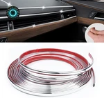 16FT Chrome Car Trim Strip 1/4" Scratch-proof Self-adhesive Molding For Door & B. Fixed Price $19.27.