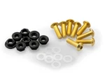 Puig Yellow Anodized Screen Screw Set With Nuts. Fixed Price $23.01.