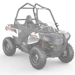 2879694 Polaris K-l&r* Mid Windshield Poly. Fixed Price $124.95.
