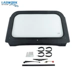 Full Glass Windshield With Wiper For 2008-2014 Polaris Rzr 800 Xp 900 570 Black. Fixed Price $138.86.