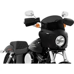 Memphis Shades Roadwarrior Cafe Windshield - Dark Black Smoke 9" MEP86610. Fixed Price $99.92.
