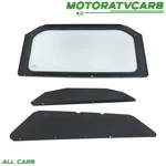 All-carb For Can-am Maverick X3 2017-UP Full Glass Windshield Black W/o Wiper. Fixed Price $166.91.