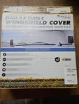 Adco 2407 Windshield Cover - White Class B & W/ Mirror Cutouts. Fixed Price $69.99.