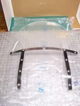 Memphis Shades Fats MEM3310 Clear 19" Motorcycle Windshield. Fixed Price $150.00.