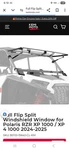 Kemimoto Utv Front Flip Windsheild Model: B0110-15642-CL. Fixed Price $150.00.