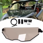 Front Utv Half Windshield Dark Tinted Polycarbonate For 17-24 Can Am Maverick X3. Fixed Price $86.99.