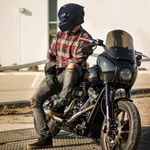 For Harley Dyna T-sport Fxdxt Front Headlight Fairing Cover W/ 15'' Windshield. Fixed Price $129.43.