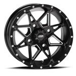Itp Storm 14X7 4/110 Tornado Blk 5+2 TRX400FGA Rancher At Gpscape Sra 2004-2007. Fixed Price $214.03.