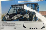 Can-am New Oem Commander, Xt Utv Half Windshield Windscreen Kit 715001696. Fixed Price $149.99.
